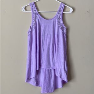 Coconut Creek Light Purple Tank Top